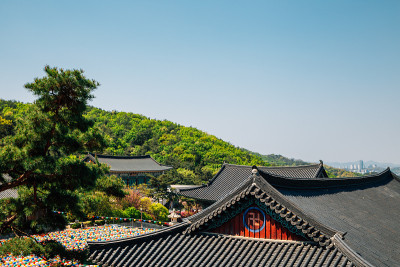 韩国天安宫的韩国传统建筑