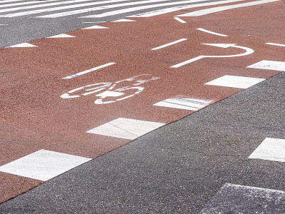 道路标志自行车道