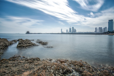 青岛海湾的风景