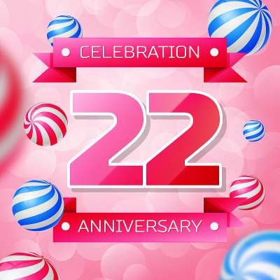 Realistic One 1 Years Anniversary Celebration desi