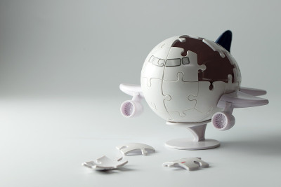 3 d飞机拼图