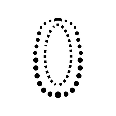珠子首饰线图标矢量插图