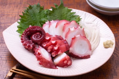生鱼片的章鱼