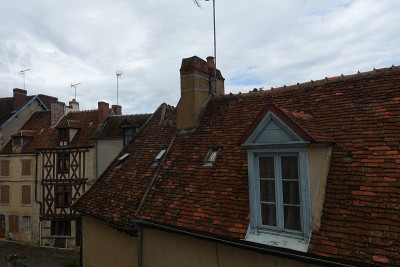 旧村平瓦屋顶趴趴Nièvre Bourgogne-Franche-Comté