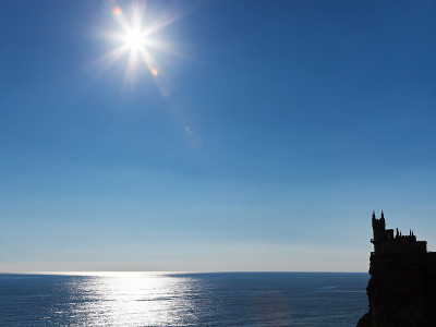太阳在黑海和燕子窝城堡