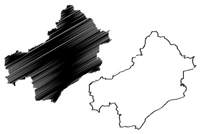 Draa-Tafilalet区域地图矢量