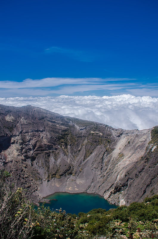 哥斯达黎加的伊拉祖火山