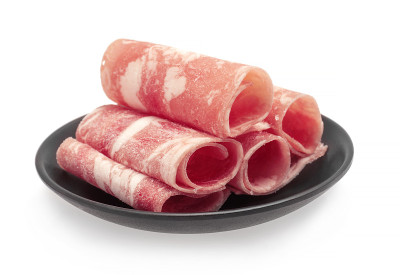 羊肉卷，白底牛肉卷。