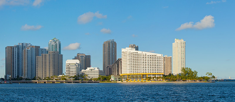 佛罗里达州迈阿密市市中心建筑景观