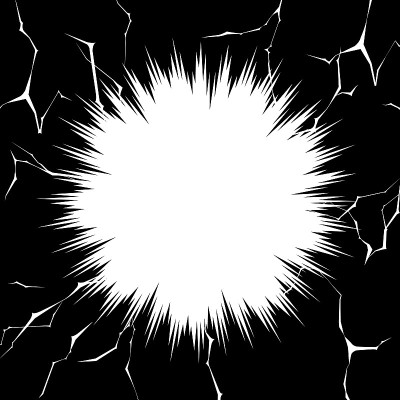 FLASH /单色背景材料的漫画书