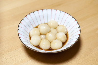 甜酱油白玉饺子