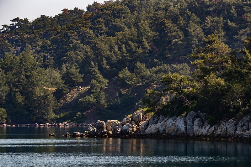 地中海沿岸的海景