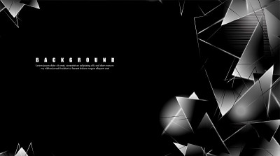 abstract background with glowing triangles that ov