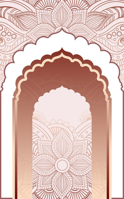 Invitation template, background and frame border v