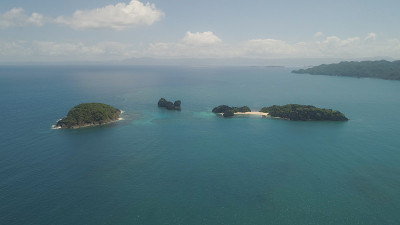 卡拉莫群岛海景，卡马里纳斯苏尔，菲律宾