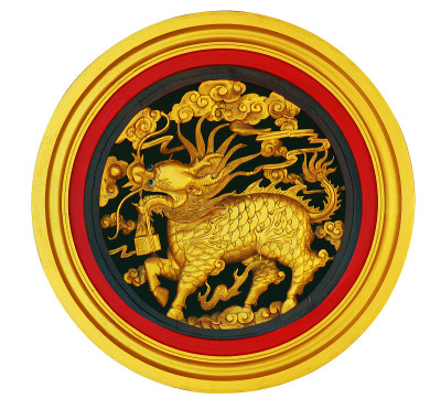 中国风格的龙在白色的背景