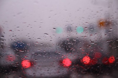 雨天车窗