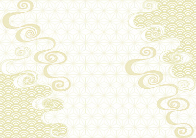 日本的传统模式。向量的背景说明。