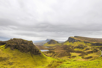 来自Skye岛Quiraing的景观场景