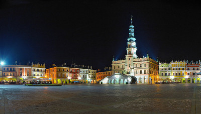 Zamosc晚上