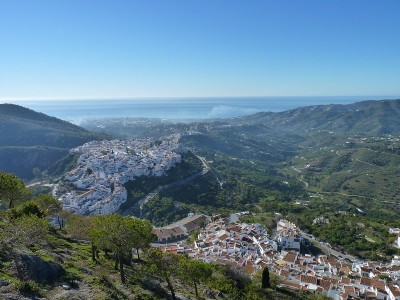 La Axarquia: Frigiliana村的景色