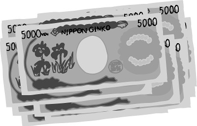 Monochrome Backside Bunch of  Cute hand-painted Ja