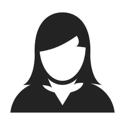 用户图标矢量平面女人头像