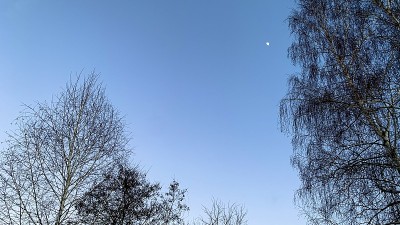 冬天的蓝天