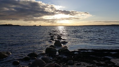 Eckernförde在早上
