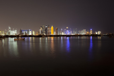 多哈的夜景