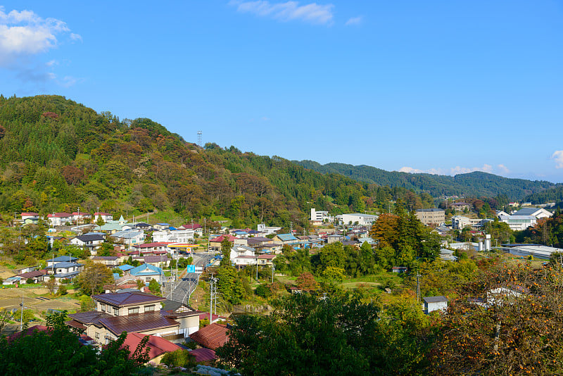 长野的奥索坂那峡谷