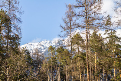 美丽的高山景观