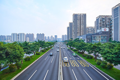 现代成都天府新区，中国成都