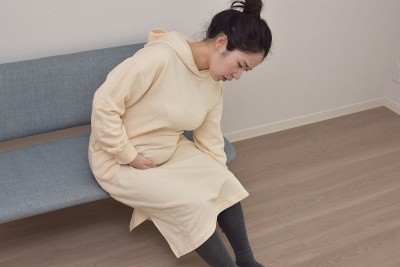 年轻孕妇背部疼痛