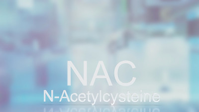 单词nac或n-乙酰半胱氨酸用于医学或科学概念三维渲染