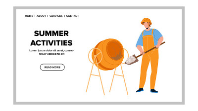 构建向量的建设者夏季活动