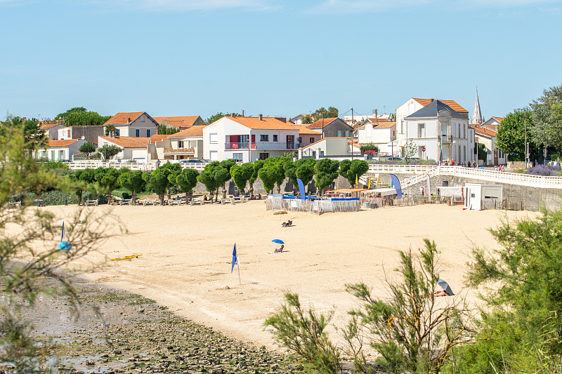 Fouras (Charente-Maritime，法国)，北部海滩