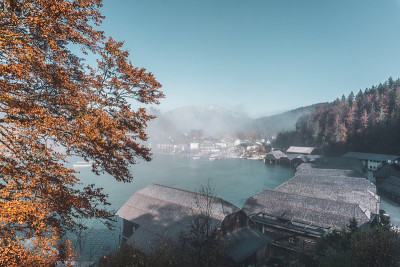 Konigssee,巴伐利亚,德国