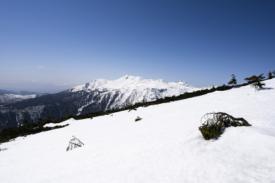 日本阿尔卑斯山脉mt.norikura
