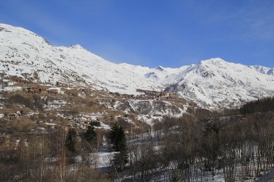 法国瓦尔梅涅尔高山滑雪胜地。