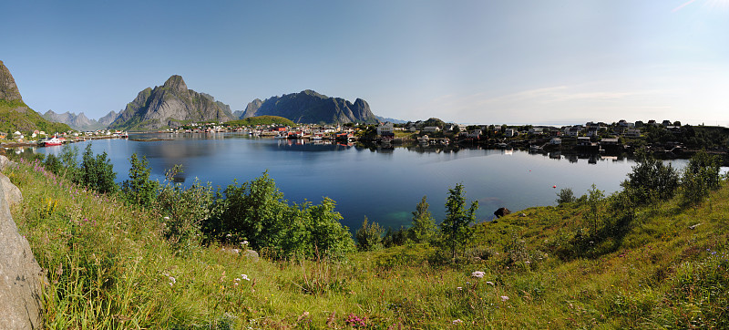 罗浮敦岛，全景
