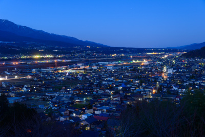 日本长野饭田城景