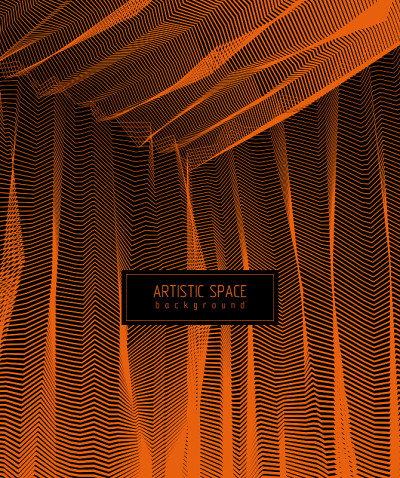 Vector abstract artistic background for design, li