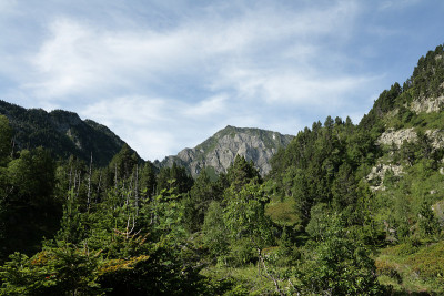 法国比利牛斯山的勃朗峰