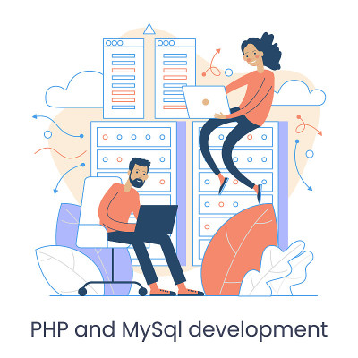 网站的架构概念。PHP和MySql。CMS内容管理系统。Web开发。软件测试。界面设计，图形元素设置