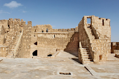 Fakhr-al-Din al-Maani城堡。帕尔米拉古城遗址(战前不久，2011年)