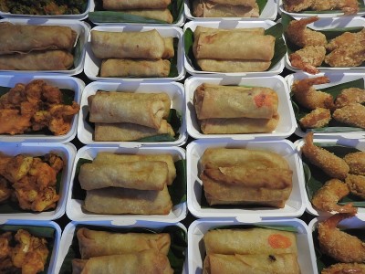 泰国市场上的食物