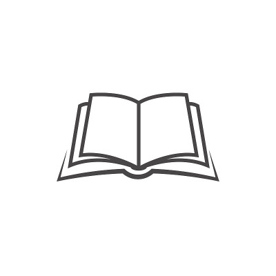 书的图标。标志设计。学习教育书店。