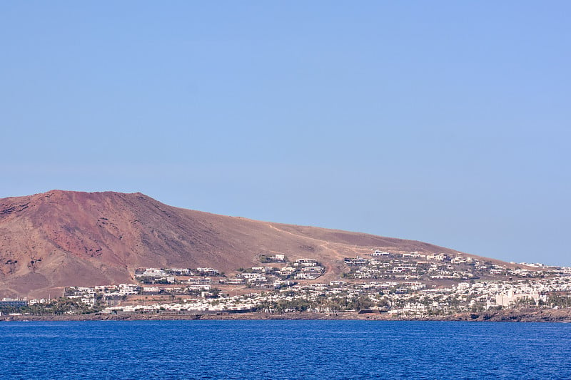 西班牙热带火山加那利群岛的景观