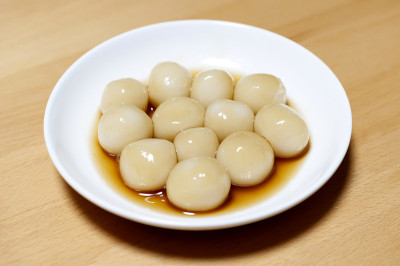 甜酱油白玉饺子